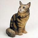 Maine Coon Brown Figurine
