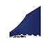 Awntech 8-Feet Nantucket Window/Entry Awning, 56-Inch Height by 48-Inch Diameter, Navy