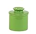 The Original Butter Bell Crock by L. Tremain, Retro & Matte Collection - Lime Green