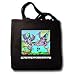 Squid-O-Paradise - Black Tote Bag 14w X 14h X 3d