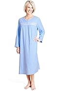  Long Sleeve Spotted Fleece Nightdress
