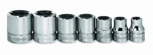 JH Williams WSBD-7RC 7-Piece 3/8-Inch Drive 8 Point Socket Set On Sale