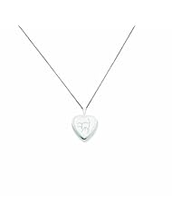 Genuine .925 Sterling Silver 16mm Cat Heart Locket 18 2.4 Grams. 100% Satisfaction Guaranteed.