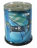 DVD+R Discs, 4.7GB, 16x, Spindle, 100/pack