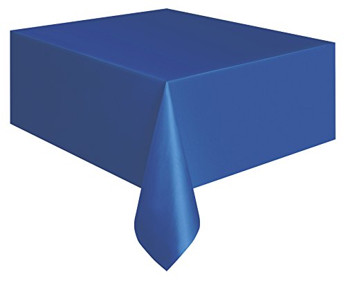54"x108" Plastic Tablecloth Royal Blue