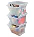 Stacking Large Recycling Bins (Set of 3)