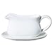 Gravy Boat with Saucer - White