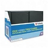 VER95094 - CD/DVD Video Trim Cases, 50/PK, Black