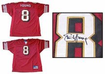 Steve Young Autographed San Francisco 49ers Official NFL Authentic Jersey