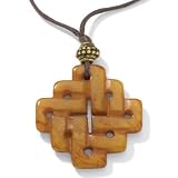 Jade/Leather Cross Pendant 16"-18"