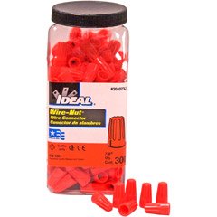 IDEAL 73B Orange Wire-Nut Wire Connector (Jar of 300)