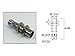 RADWELL VERIFIED SUBSTITUTE E2AM12KS04M1B1SUB Replacement of OMRON E2A-M12KS04-M1-B1, Proximity Sensor - INDUCTIVE, Cylindrical, Chrome Plated Brass, UNSHIELDED, 12MM Threaded, 4MM Range, PNP Output,