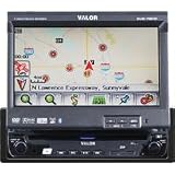 Valor NVG-720W In-Dash Fully Motorized 7 Touch Screen Multimedia Receiver With Navigation