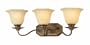 Thomas Lighting M1593-45 Constantine Three-Light 22-1/2-Inch W by 8-Inch H Bath Light, Artisan Bronze