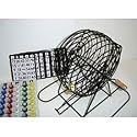 Bingo Game Set with Rubberized Cage