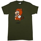 NINTENDO MARIO TANUKI SUIT Soft Cotton Tee Licensed
