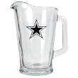 Dallas Cowboys 60oz Glass Pitcher - Primary Logo NFL Football