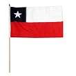 Chile Flag 12 x 18 inch