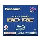 Panasonic �^��p 2�{�� �����^ �u���[���C�f�B�X�N 25GB 3���p�b�N LM-BE25AP3