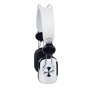 Merkury Innovations M-HR100 Retro Headphone (White) by 