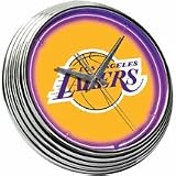 Los Angeles Lakers Neon Clock