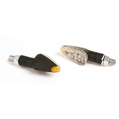Blinker LED PEAK, schwarz, kurz, E-gepr., Paar