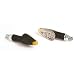 Blinker LED PEAK, schwarz, kurz, E-gepr., Paar