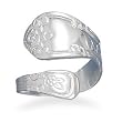 Sterling Silver High Polish Spoon Ring / Size 7
