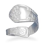 Sterling Silver High Polish Spoon Ring / Size 7