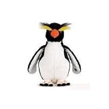 Webkinz Rockhopper Penguin January 2011 Release + Free 12-Pack Of Kids Shaped Rubber Bracelets Red/White/Blue TyeDye 