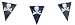 Plastic Pirate Skull & Crossbones Bunting 6 Metres