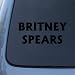 All Products : BRITNEY SPEARS - Circus Womanizer - Vinyl Car Decal Sticker #1844 | Vinyl Color: Black