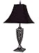 Read Table Lamp with Black Shade in Dark Bronze Finish Details Table Lamp with Black Shade in Dark Bronze Finish