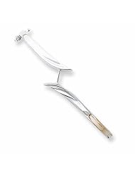 14K White Gold Bangle Bracelet Mounting
