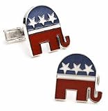Republican Sterling Silver Cuff Links - 1 Pair