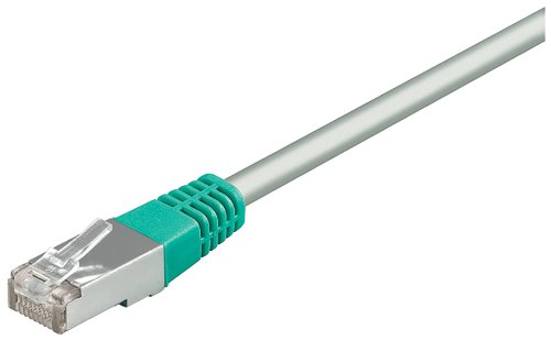 Wentronic CAT5e SFTP Crossover Netzwerkkabel (2x RJ45, 20m) gr&uuml;n-grau Preisvergleich