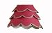 Pink Flounce Chandelier Shade