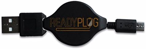 4ft ReadyPlug® Retractable USB Cable for Sony MDR-10RBT Bluetooth Headphones Data/Charger/Computer/Sync/Stretch (4 Feet)