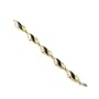 Black Coral Paradise Bracelet in 14K Yellow Gold