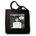 Londons Times Famous People Places Books Cartoons - Van Gogh and Internet Chat Rooms - Tote Bags