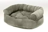 Bowser DOUBLE Donut Bed-Sage Microvelvet-Medium