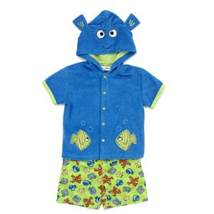 Buy Baby Boy's Swim Fishy Swim Suit and Cover (3-6 months) by Baby Togs