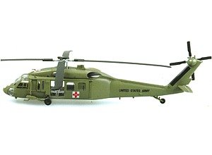 UH-60A Black Hawk Helicopter US Army Medevac (Built-Up Plastic) Easy Model MRC