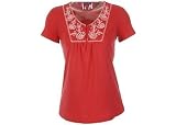 Misses Gloria Vanderbilt Solita Henley With Embroidery