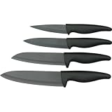 Cape Cod 5 Piece Ceramic Kitchen Knife Set & Block