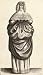 2.75 inch x 2 inch (7.5 x 5cm) Acrylic Fridge Magnet Wenceslaus Hollar - Lady with fair hair, from the back