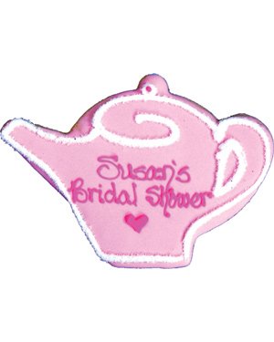 Beautiful Cookies Organic Party Favors-Bridal Tea Pot Organic Cookies Cookies, 10 Cookies