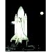 NASA Space Shuttle Astronaut Rocket Art Print POSTER - 13x19