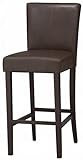 Bonded Leather Bar Stool 30 - Linon - 0226VWAL-01-KD-U