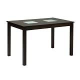 Farrington Dark Brown Modern Dining Table (Dark Brown) (29.5H x 51.8W x 30.1D)